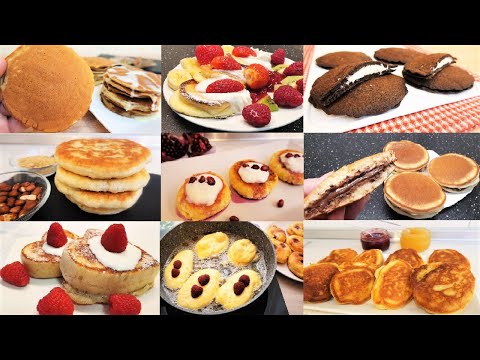 10 Amazing Breakfast Ideas ! Pancakes Recipes Compilation ! Easyvideo