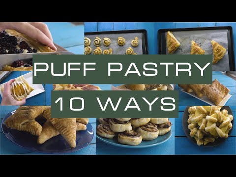10 Different Ways of Folding Puff Pastry – Recipe ideas