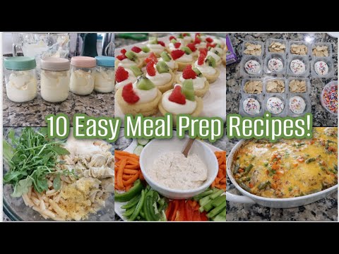 10 EASY Meal Prep Recipes for Busy Weeks! Healthy, Family-Friendly, & SO Good! Cook With Me