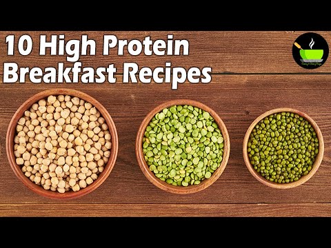 10 High Protein Breakfast Recipes | Healthy Breakfast Recipes| Quick & Easy Breakfast | Breakfast