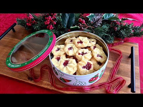 #1374 Delicious Melt-In-The-Mouth Jam Shortbread Cookie Recipe