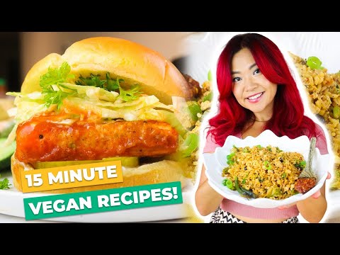 15 MINUTE VEGAN DINNER IDEAS YOU MUST TRY!