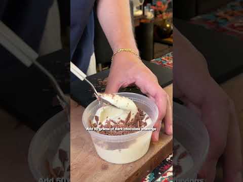 2-Ingredient Homemade Ice Cream!❄️🍦