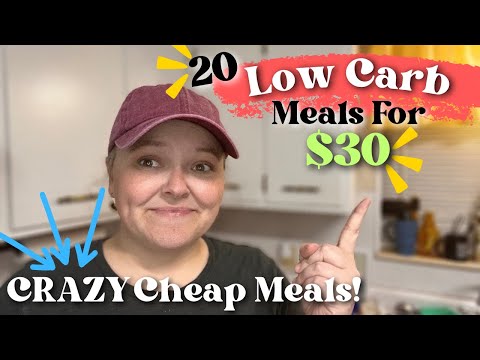 20 Low Carb Meals For $30 || Budget Friendly Meal Ideas
