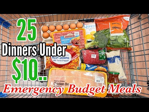 25 EMERGENCY BUDGET MEALS UNDER $10 | Quick & EASY Cheap Dinner Ideas | Julia Pacheco