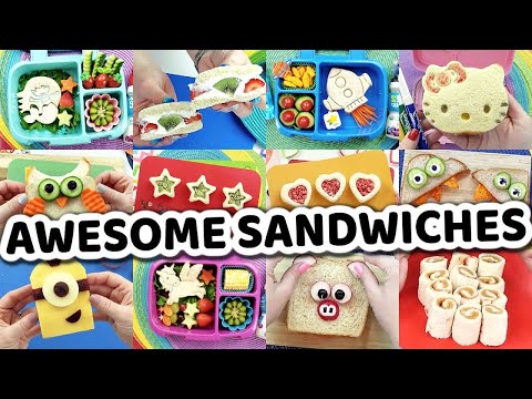 25 Fun & Easy SANDWICH Ideas You NEED to Try For Lunch! | BUNCHES OF LUNCHES