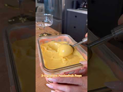 3-INGREDIENT PASSIONFRUIT FROZEN YOGURT
