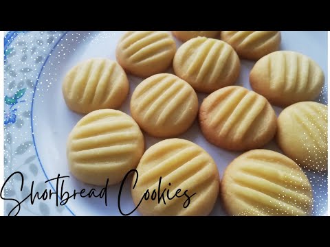 3- Ingredients Buttery Shortbread Cookies Recipe | #shorts