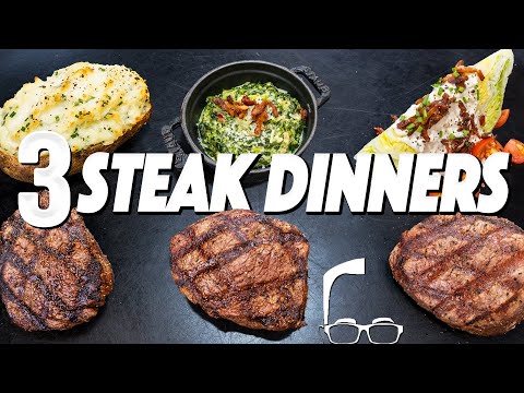 3 STEAK DINNERS THAT WILL MAKE SOMEONE SPECIAL REALLY LOVE YOU | SAM THE COOKING GUY