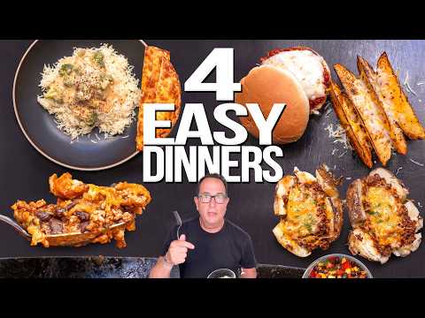 4 EASY AND CHEAP DINNERS YOU'LL MAKE ON REPEAT! | SAM THE COOKING GUY