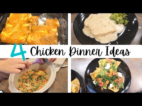 4 Easy Chicken Dinners | What's for Dinner?