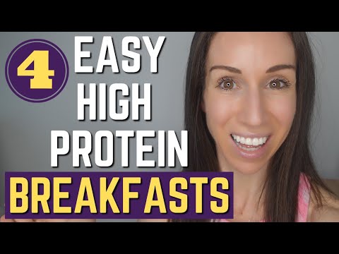 4 Easy HIGH PROTEIN Breakfast Ideas for WEIGHT LOSS