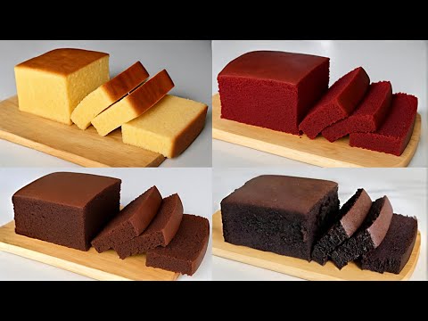 4 Easy Super Soft Butter Cake Moist / Secret Recipe to make Soft and Fluffy Butter Cake at Home!