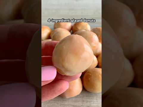 4-ingredient glazed donuts