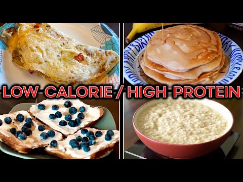 4 LOW Calorie HIGH Protein Breakfast Ideas – BEST way to LOSE Weight and KEEP it OFF