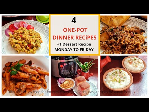 4 One-Pot Pasta Recipe | Easy Dessert Recipe | Simple | Geek Robocook | Food For Foodies