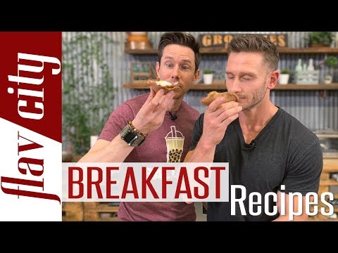 4 Super HEALTHY Breakfast Recipes & Smoothies w/ Thomas Delauer