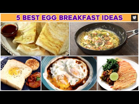 5 Best Egg Breakfast Recipe Ideas | Egg Breakfast Recipes | Quick & Easy Egg Recipes | Get Curried