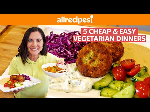 5 Cheap & Easy Vegetarian Dinners – Tacos, Lasagna, Korma, Burger, & Falafel | Allrecipes