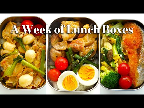5 Easy Lunch Box ideas for a Week!｜Healthy Lunch Recipes– All Under $2!
