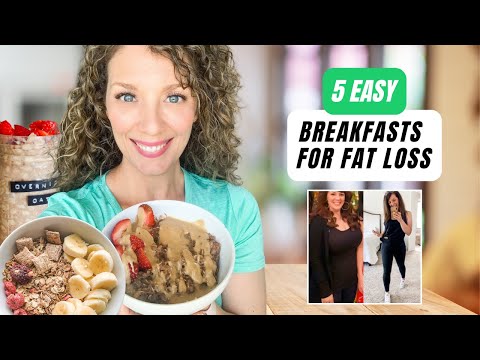 5 Easy Plant-Based Breakfasts for Weight Loss | Healthy, High-Fiber, Low-Calorie Meals
