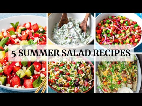 5 Mediterranean Summer Salad Recipes | Mediterranean Diet Recipes