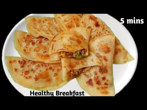 5 Mins Healthy Breakfast Recipes For Tiffin | Easy Lunch Box Recipe