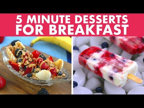 5 Minute Summer DESSERTS FOR BREAKFAST! Vegan/Vegetarian, Easy, Healthy Recipes!  – Mind Over Munch