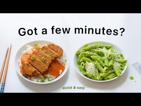 5 Quick Meals Iโm obsessed with right now. (vegan & pretty healthy)