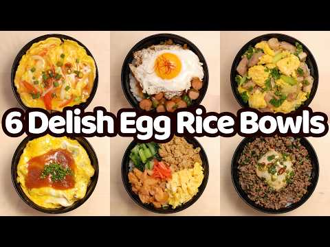 6 Easy & Delish Egg Rice Bowls | Secret Recipes Revealed!