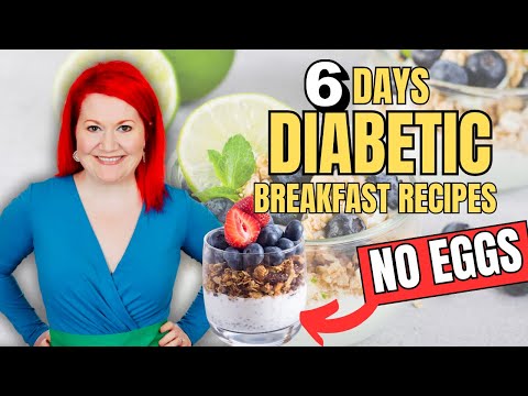 6 EASY, NO EGG Diabetic Breakfast Recipes PERFECT for Meal Prep | 6 DAYS of Low Carb Breakfast