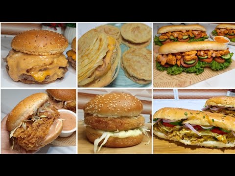 6 Mouth-Watering Burger Recipes | Best Homemade Burgers | Taste Tactics