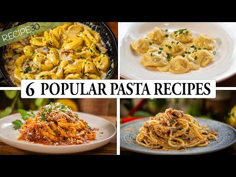 6 Must Try Popular Pasta Recipes –  A Gastronomic Journey