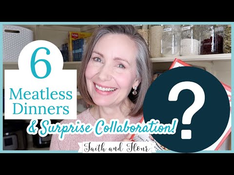 6 Vegetarian Dinner Ideas | Meatless Meals | What's For Dinner?