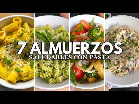 7 Almuerzos Saludables con Pasta | Recetas Fáciles y Nutritivas para Toda la Semana"