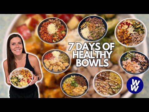 7 DAYS OF HEALTHY BOWLS | Healthy Meals I Eat to Lose Weight | With WeightWatchers Points