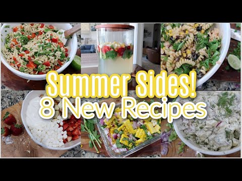 8 Summer Sides! Recipes for Summer BBQ! Cook With Me From Scratch! Homemade Lemonade The Best!