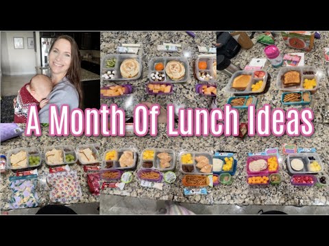 A Month Of Lunches!  A Throwback to Lunch Ideas! Enjoy some Every Day Lunch Inspiration!