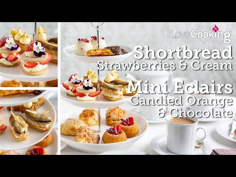Afternoon Tea Pastries with Chef Shane Smith | Strawberry & Cream Shortbread | Choc Orange Eclairs