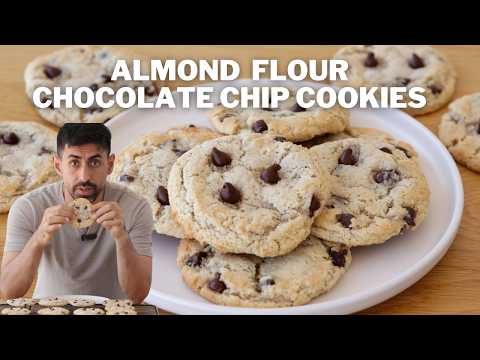 Almond Flour Chocolate Chip Cookies (Soft & Chewy)
