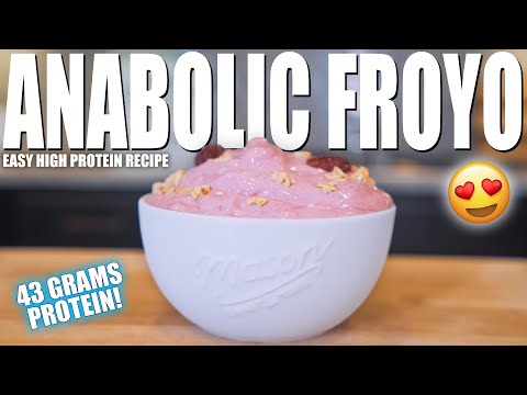ANABOLIC FROZEN YOGURT | Simple High Protein Dessert Recipe