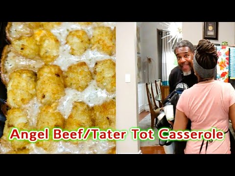 Angel Beef / Tater Tot Casserole | He Thought It Was Steak! | Easy Dinner Option | Delicious‼️