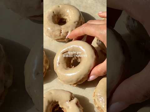 Apple Pie Baked Donuts- RECIPE BELOW