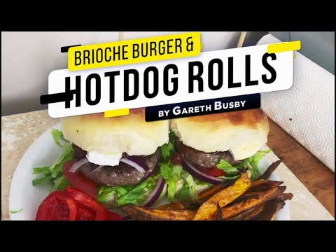 ARTISAN BRIOCHE BURGER BUNS!! How To Make Proper Fancy Burger Buns (London Pub Style) | Gareth Busby
