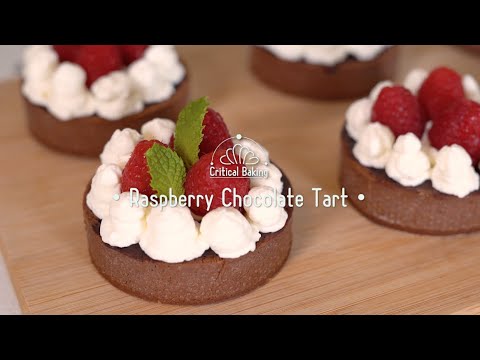 ASMR Baking: Raspberry Chocolate Tart
