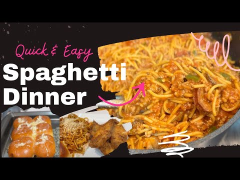 ASMR Easy Spaghetti Dinner | Fried Tilapia | Butter Garlic Rolls | Niyah Helps Me Cook Dinner