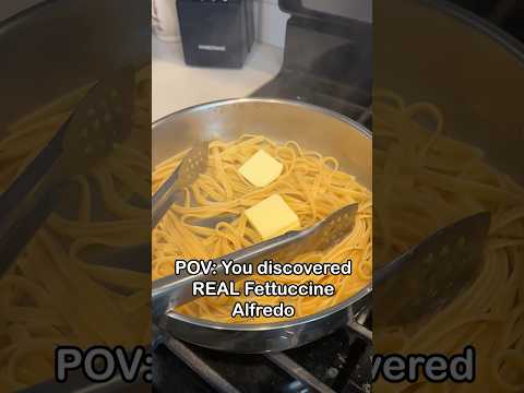 AUTHENTIC Fettuccine Alfredo