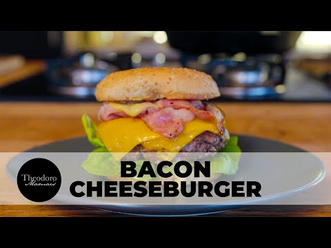 Bacon Cheeseburger (Easy Recipe)  @Theodoromamais   The Best Burger Recipe.