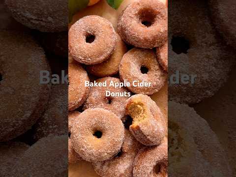 Baked Apple Cider Donuts 🍏
