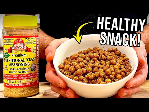 Baked Crispy Chickpeas  – Great for Snacking, Salads & Bowls!